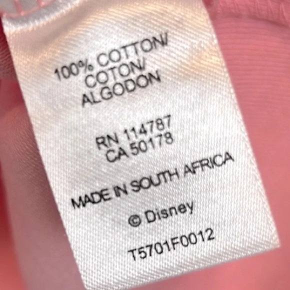 Disney Tinkerbell Sweet & Sassy Pink Short Sleeve Shirt Size Medium NWT - Picture 5 of 6